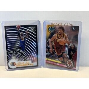 LEBRON & BRONNY JAMES Rookie Year & SP Insert Cards Father Son RC Lot LA Lakers